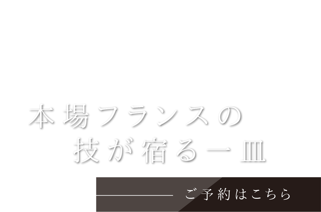 渡仏経験のあるオーナーの料理